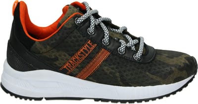 Trackstyle - 320381 - Lage schoenenJongensKindersneakers - Kleur: Groen - Maat: 30