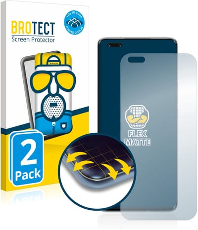 BROTECT - Screenprotector voor Honor Magic 4 Pro - Folie Beschermfolie matte volledig dekking 2 Stuks