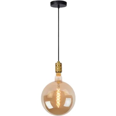 Lucide JOVA - Hanglamp - Ø 12 cm - 1xE27 - Mat Goud / Messing