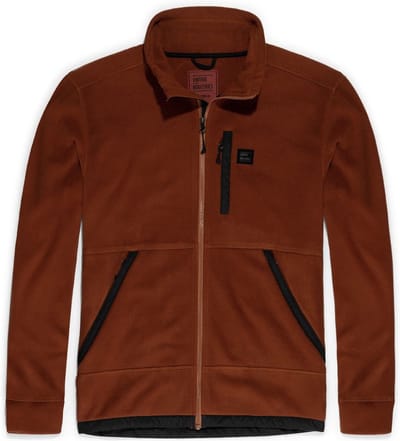 Vintage Industries Valerio Hollow Fibre Brick Fleece Jack Heren