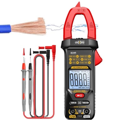 Stroomtang - Digitale Tester - Elektriciteit Meten - Intelligente Automatisering - 4000 Meetwaarden - Rood