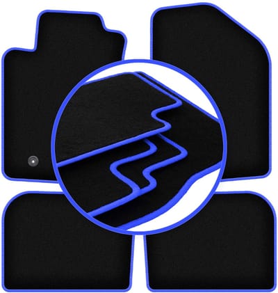 CARLUX-BLUE automatten voor: Toyota Avensis II T25 stationwagen, liftback, sedan (2003-2009)