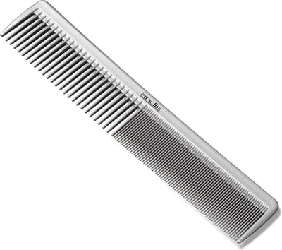 Snijkam - Haarkam - Precisie Knippen - Brede en Fijne Tanden - 2.5 cm - Grijs