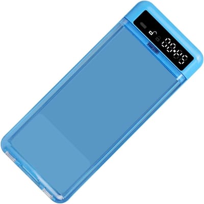 Timer Lock Box - Telefoon Klembox - Zelfdiscipline Verbeteren - Schermtijd Beheren - 30 x 100 x 30 mm - Blauw