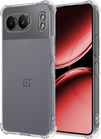Hoesje - Geschikt voor OnePlus Nord 4 - Sterk & Shockproof - Siliconen Case - Back Cover - Telefoon Hoes Shock Proof - Transparant