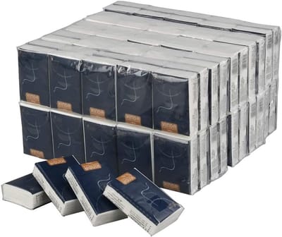 Zachte 4-Laags Mini Tissues, 100 Stuks, Geurloos Zakdoekjes
