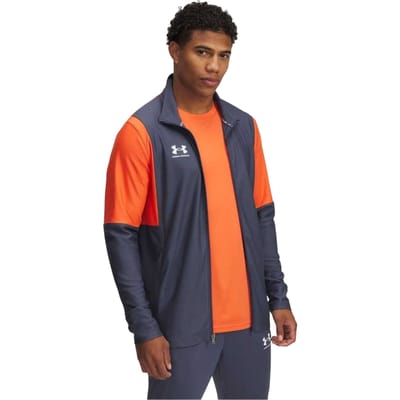 Under Armour Challenger-trainingsjack voor heren (Grijs/Oranje)