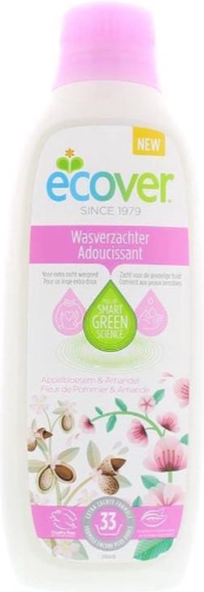 Ecover - Appelbloesem & Amandel - Wasverzachter - 6x 1L - 198 Wasbeurten