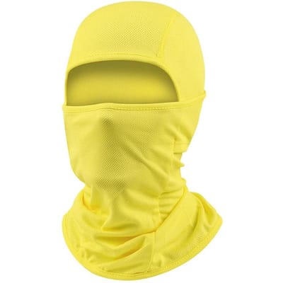 Masque de Ski Balaclava Personnalisé Avec Texte Pour Hommes Femmes Snowboard, Moto, Protection UV & Protection Vent Dropshipping One Size yellow