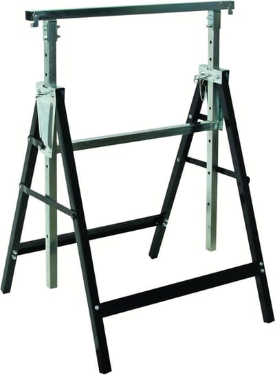 Toolland Toolland - verstelbare inklapbare schraag - max.belasting 180kg - metaal - zwart