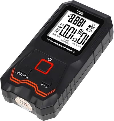 Aardingsmeter - Weerstandstester - Statische Elektriciteit Testen - Hoge Precisie Metingen - 130 x 70 x 25 mm - Niet gespecificeerd