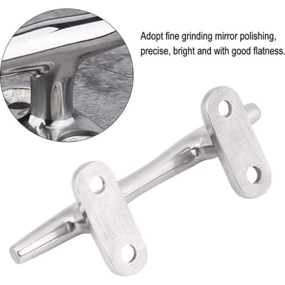 4-Inch Heavy Duty Boot Holle Basis Kikkers Roestvrij Staal voor Marine Jacht gray