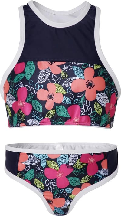 Bikini sport retro - Tropical flowers 128-134