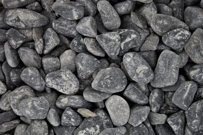 Marmergrind Diepzwart - Siergrind Kiezels - Tuin Decoratie - Gewassen Natuursteen - 1 kg - Nero Ebano
