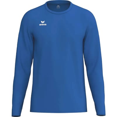 Erima Intro Voetbalshirt Lange Mouw Kinderen - New Royal | Maat: 116