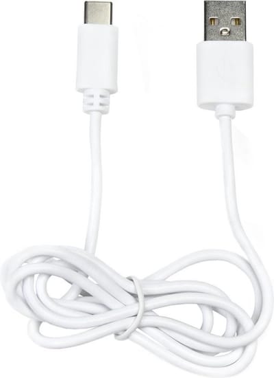 @ Lu’s Today® – Daily Basic Essentials – USB‑A naar USB‑C Kabel – 1 Meter – Wit – Opladen & Data