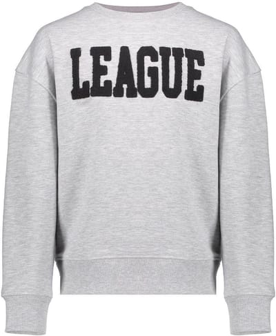 Geisha winter sweater meisjes - grijs/zwart - league