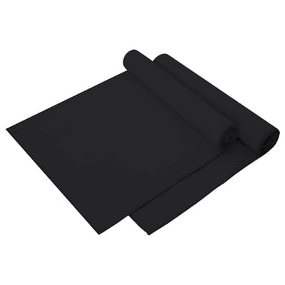 vidaXL - Sporthanddoeken - 2 - st - Zwart - 140 - x - 70 - cm