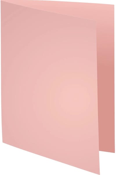 Exacompta 5x SUPER 160 - Pak van 100 dossiermappen 160g/m2- 24x32 cm voor A4. - Roze - 340003E