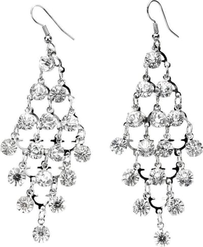 Behave - Oorhangers met fonkelende steentjes - glamoureuze avondlook