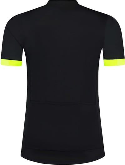 Rogelli Core Heren Fietsshirt - Korte Mouw - Korte Rits - Zwart/Fluor