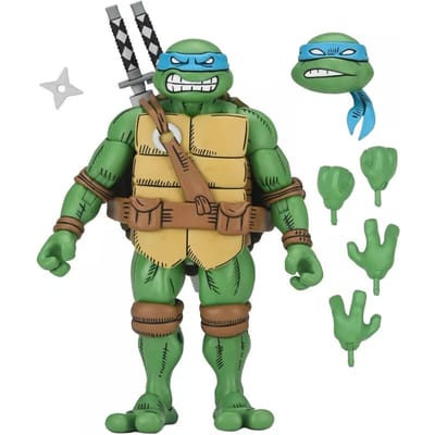 NECA Teenage Mutant Ninja Turtles X Usagi Yojimbo Leonardo Ulimate 7 Inch Scale Action Figure