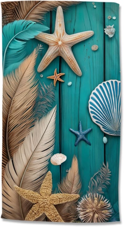 Good Morning Bali Strandlaken - 100x180 cm - Aqua