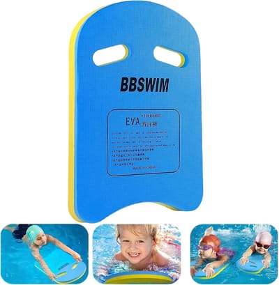 Zwemplank Kinderen - Zwemhulp Volwassenen - Zwemmen Leren - Met Handgrepen - 45x29cm - Blauw