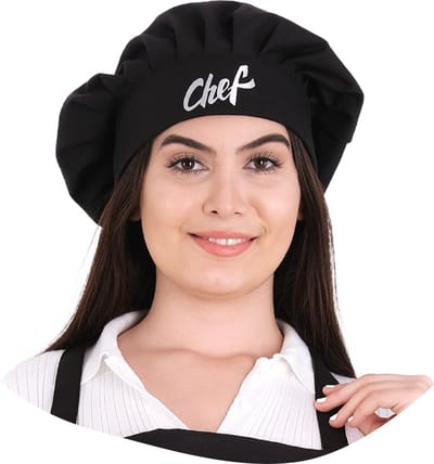 Tavas Chef Koksmuts | Zwart