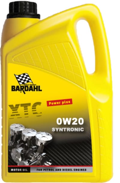 Bardahl Motorolie XTC 0W20 Syntronic 5Ltr