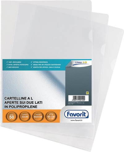 Favorit Pratic, Polypropyleen (PP), Transparant, 220 mm, 300 mm