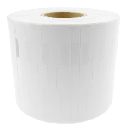BeMatik - Rol van 1500 zelfklevende etiketten compatibel met Dymo 11351 Dumbell 54x11mm