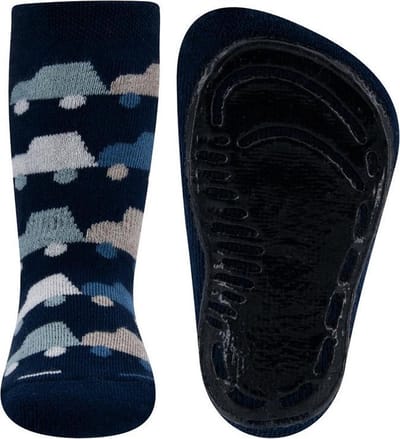 Antislipsok Donkerblauw met Auto's-21/22