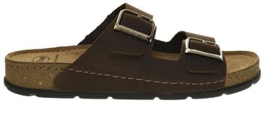 Scholl Bora 2 Bruin Olied Herenslipper maat 41