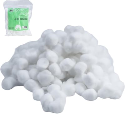 Set van 200 Biologische Makeup Wattenbollen voor Babyverzorging en Schoonheidsbehandelingen