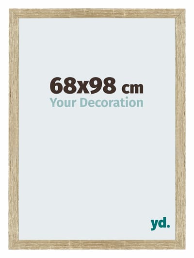 Your Decoration - Puzzellijst 68x98 cm - Sonoma Eiken - Puzzellijst 1500-2000 stukjes - MDF Fotolijst - Mura