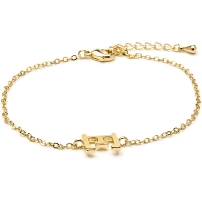 Luxenter Armband met 18-karaats geelgouden afwerking - Alphabet