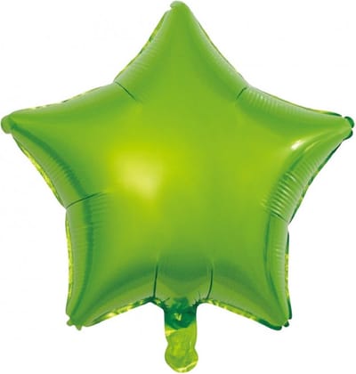 Wefiesta Folieballon Ster 45 Cm Lichtgroen