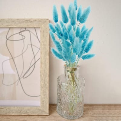 60x Gedroogde Bloemen Decoratie Set – Pampasgras & Sierlijke Takken (43 cm) voor Vazen en Tafeldecoratie