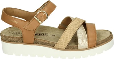 Mephisto Mobils - THINA SILK - Platte sandalenDames Sandalen - Kleur: Bruin - Maat: 35