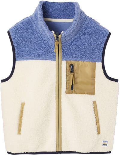 Vertbaudet Sweater voor jongens zonder mouwen in sherpa