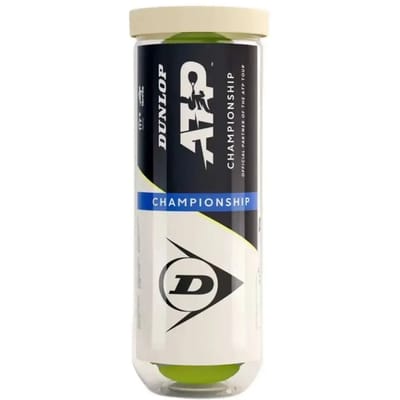 Tube met 3 tennisballen Dunlop ATP Championship