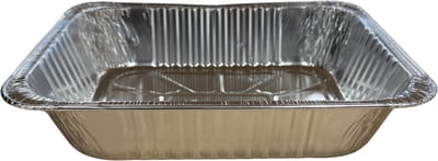 Aluminium Ovenschaal GN 1/2 – Half Deep 65 mm – 3,7 Liter – Wegwerp & Ovenbestendig - 100 stuks