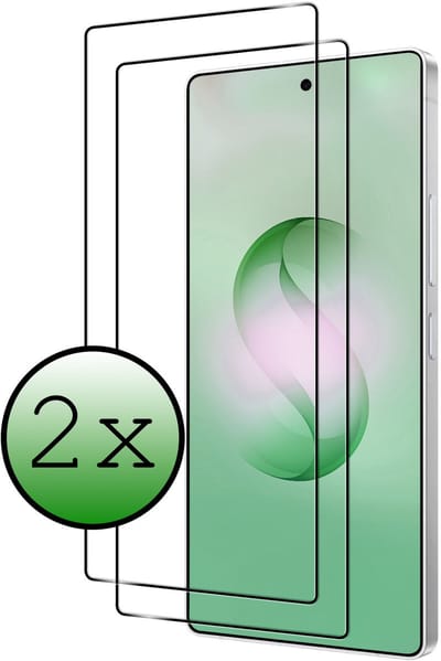 Screenprotector - 2 Stuks Geschikt voor Samsung Galaxy S26 Ultra - Full Cover - Beschermglas - Gehard Glas - Tempered Glass - Screen Protector