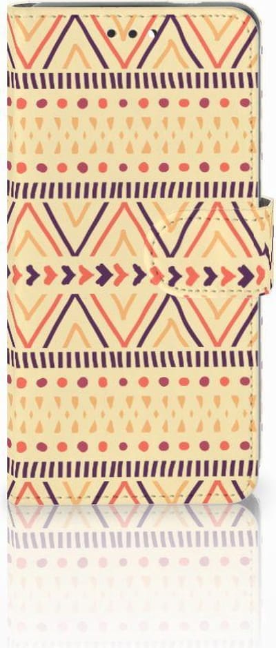 Nokia 3.1 (2018) Telefoon Hoesje Aztec Yellow