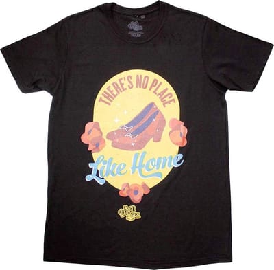 The Wizard Of Oz - There's No Place Like Home Heren T-shirt - S - Zwart