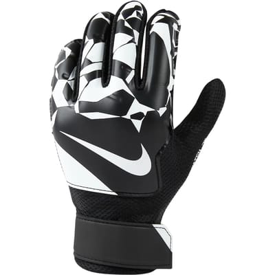 Nike match jr keeperhandschoen kids in de kleur zwart - Maat 7