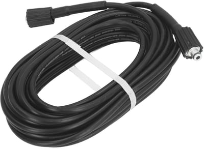 Dailygoods- Hogedrukreiniger Slang 15 m - Rubber - M22-14 mm Connector - Flexibele Verlengslang - Geschikt voor Autowasmachines - Eenvoudige Installatie - Drukslang