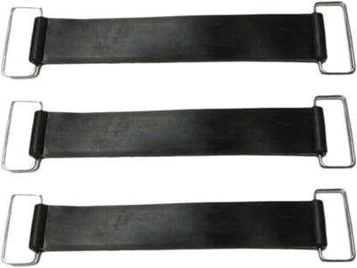 Accubanden Motorfiets - Elastische Bevestiging - Accu Vastzetten - Duurzaam Rubber - 3 Stuks 175 cm - Zwart
