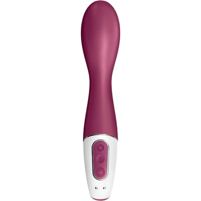 Satisfyer, Bluetooth G-spot vibrator, Big Heat, 22,5 cm, met app, met warmtefunctie, gemaakt van siliconen